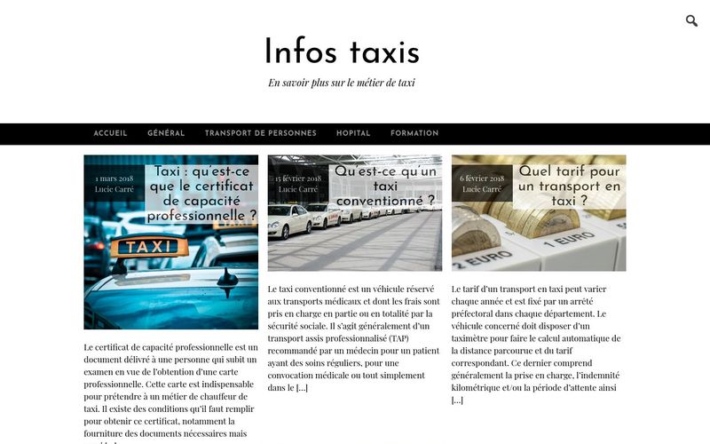 Infos taxis - En savoir plus sur le métier de taxi